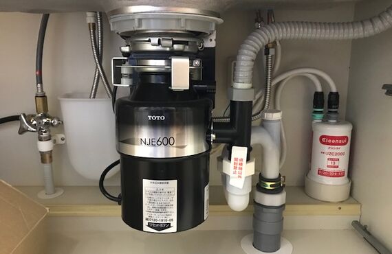 埼玉県川口市でディスポーザー交換を行いました。