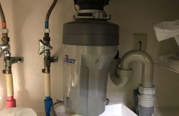 横浜市金沢区でのゼスト製ディスポーザー交換