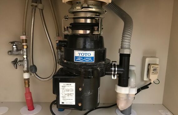 東京都北区でTOTO製のディスポーザー交換